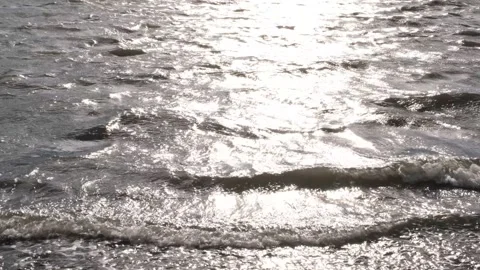 Sunlight reflecting on water Stock Footage 257119374