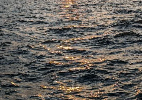 Sunlight Reflecting Off the Water Stock Photos