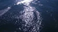 Sunlight reflection on blue water waves HD Footage