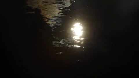 Sunlight reflection in water Stock Footage 104956786