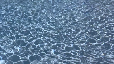Sunlight Reflections on Pool Water Stock Footage 305705734