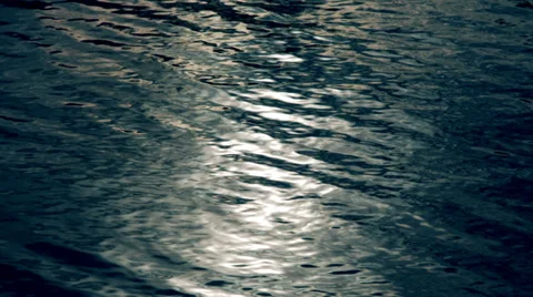 Sunlight Reflections on Water Surface Stock Footage 32178776