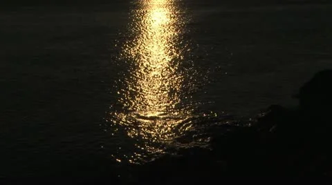 SUNLIGHT ON SEA Stock Footage 21830550