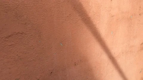 Sunlight shadow drop on old concrete wall n cement floor Stock Footage 154866203
