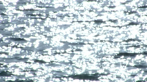 Sunlight shines on water in the ocean. Stock Footage 46868819