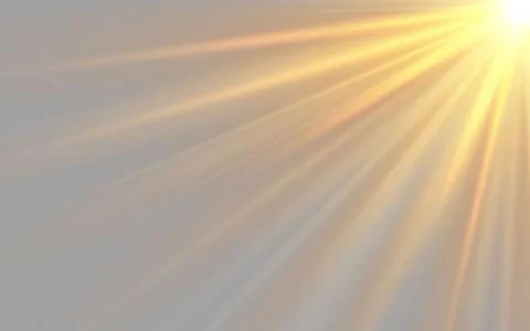 Sunlight special lens flash light effect on transparent background. Effect of Stock Illustration