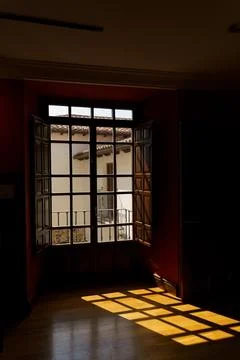Sunlight Streaming Through a Window Foto stock