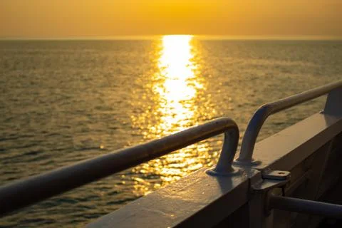 The sunlight from the Sun in the sea Stock Photos