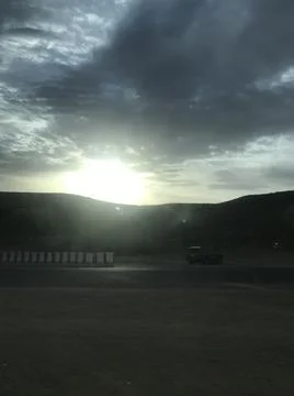 Sunlight with the sunset view Stock Photos