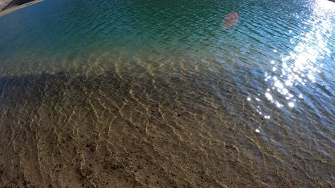 Sunlight on the surface of Lake Arashan Stock Footage 170757519
