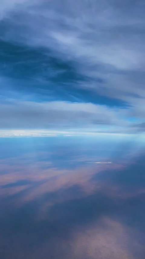 Sunlight through the clouds. Vertical Stock Footage 252381958