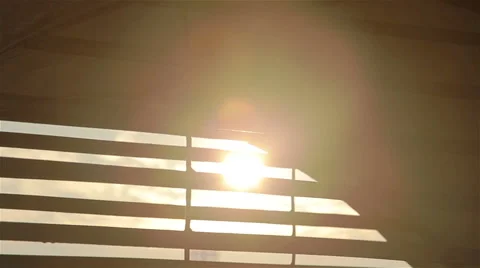 Sunlight through the lattice Stock Footage 46196239