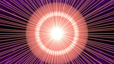 Sunlight Through Lens Effect Stock Illustration