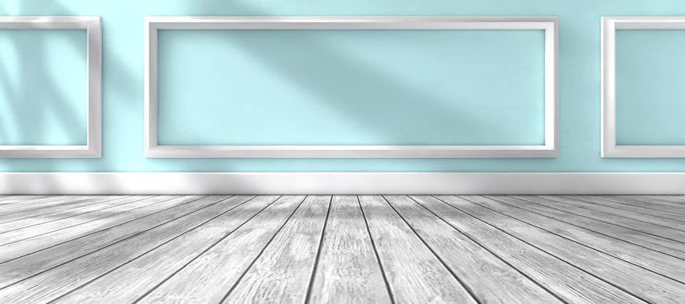 Sunlight through the window and interior room home background Stock Illustration
