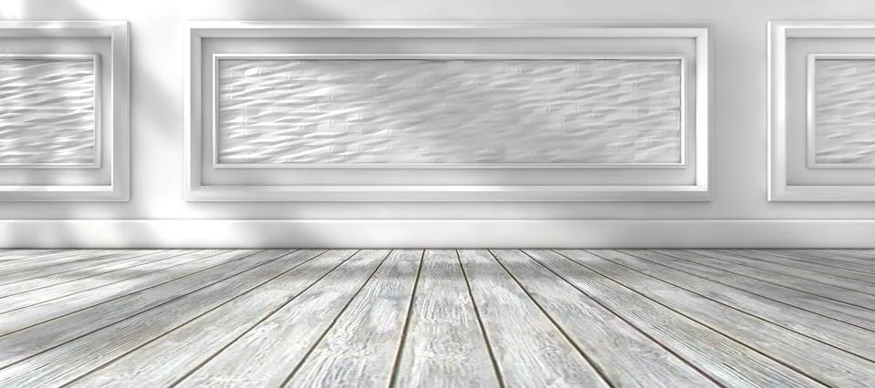 Sunlight through the window and interior room home background Stock Illustration