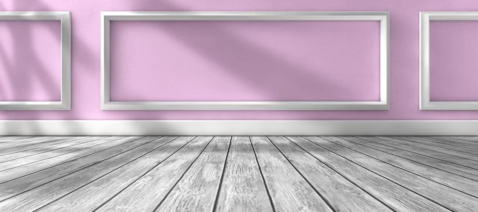 Sunlight through the window and interior room home background Stock Illustration