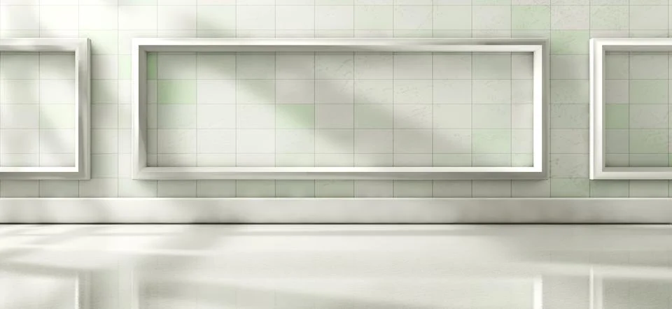 Sunlight through the window and interior room home background Stock Illustration