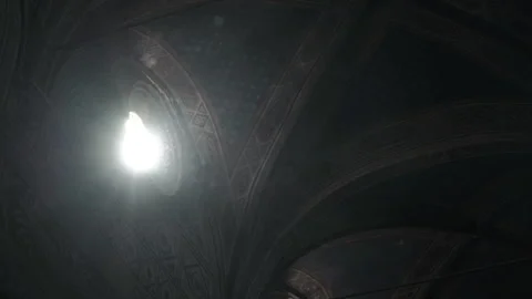 Sunlight Through A Window Church Stock Footage 132905204