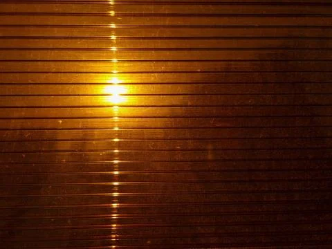 Sunlight through the window Stock Photos