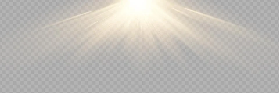 Sunlight a translucent special design of the light .transparent background Stock Illustration