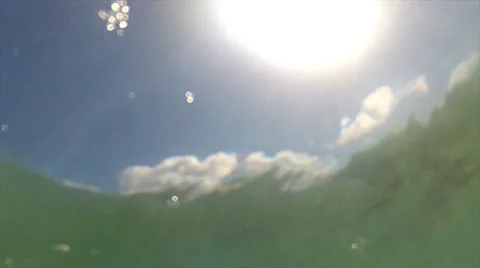 Sunlight at water surface Video stock 24346974