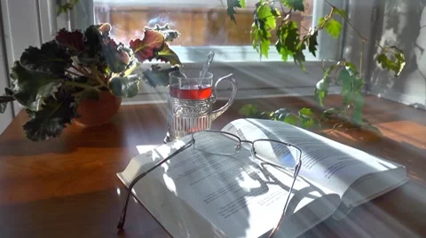 Sunlight on windowsill Vídeos de archivo 7728900