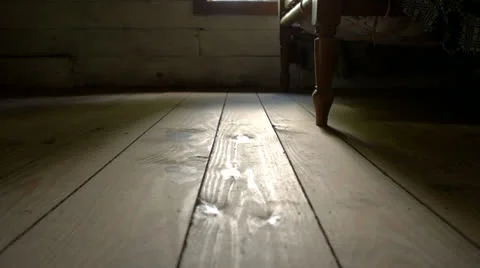 Sunlight On Wooden Floor Stockbeeldmateriaal 26841645