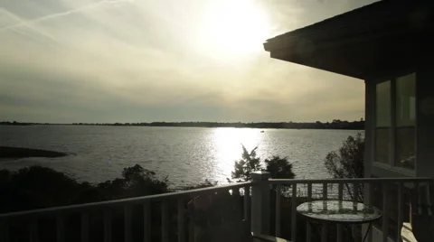 Sunlit Bay Video stock 40813250