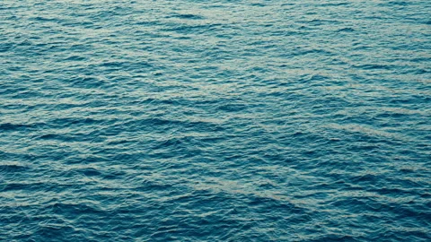 Sunlit Sea Ripples Creating Minimal and Refreshing Water Background Stock Footage 333959115
