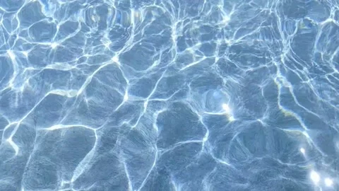 Sunlit Swimming Pool Water Surface 動画素材 332469470