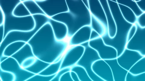 Sunlit water caustics shimmering on a pool floor, 4K loop 库存影片 346977951