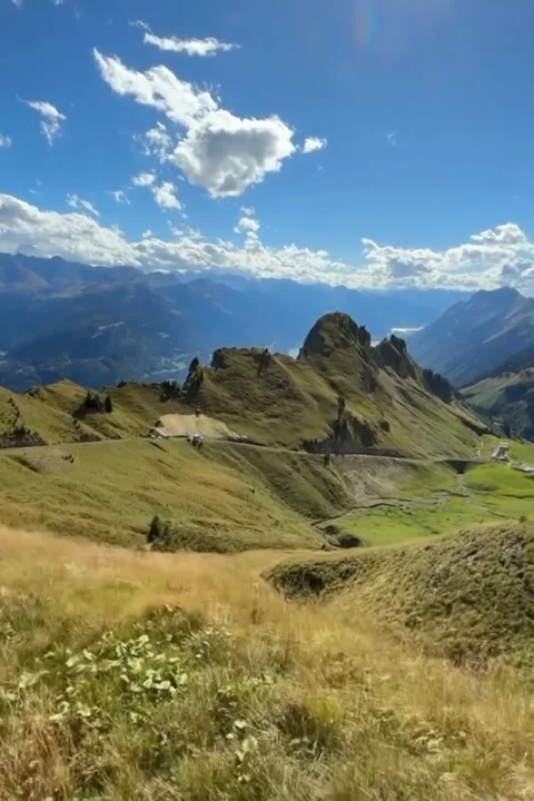Sunny alpine meadow Stock Footage 320284528