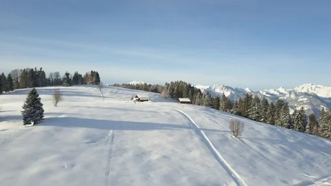 Sunny Alpine Panorama Видео 120622534