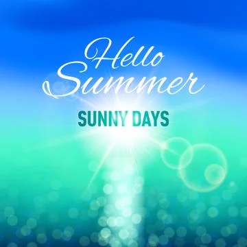 Sunny background Stock Illustration