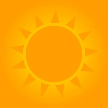 Sunny background with sun shape. Vector illustration. Stock Illustration