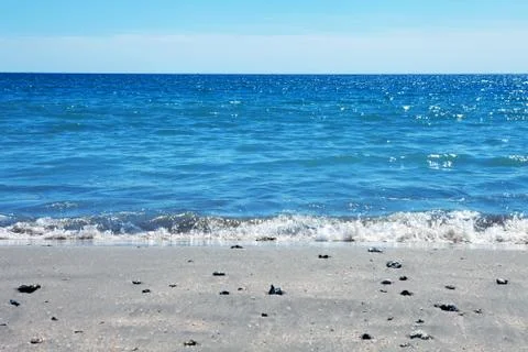 Sunny beach Stock Photos