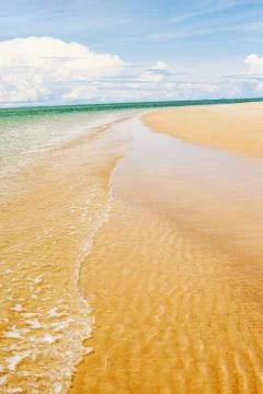 Sunny beach Stock Photos