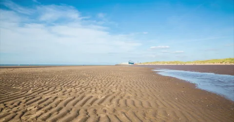 Sunny Beach Timelapse Stock Footage 57329948