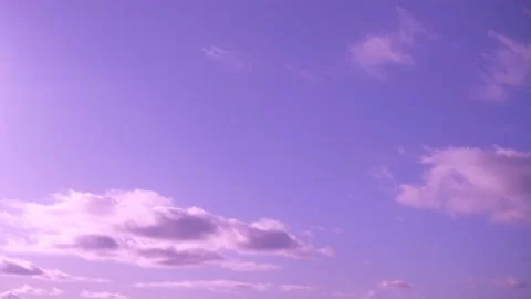 Sunny blue sky with clouds time lapse Stock Footage 142949599