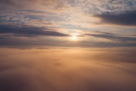 Sunny clouds Stock Photos