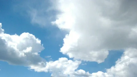 Sunny clouds timelapse 720p Stock Footage 710659