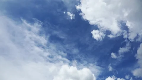 Sunny cloudscape before storm timelapse Vídeos de archivo 232300266