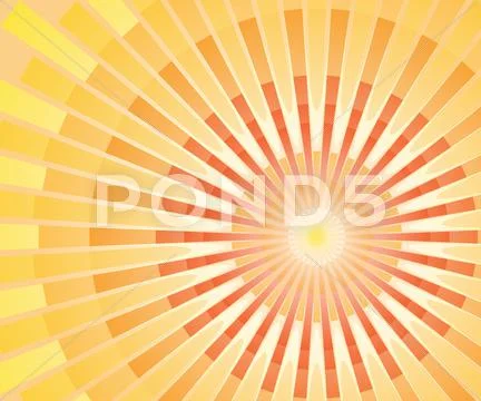 Sunny dartboard Stock Illustration