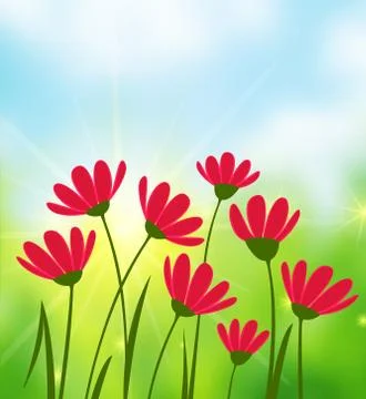 Sunny Day background Stock Illustration