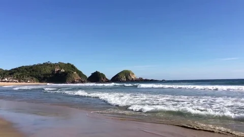 Sunny day in the beach Stock Footage 84806489