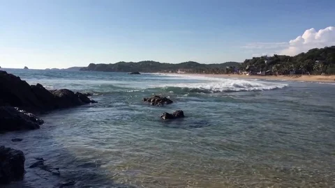 Sunny day in the beach Video stock 84806600