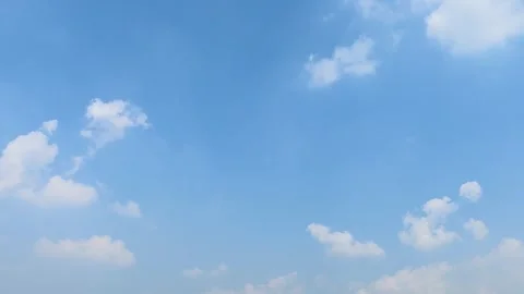 The sunny day blue sky in clouds time lapse 4k Stock Footage 241893048