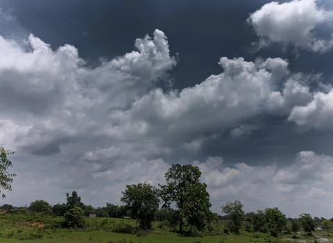 Sunny day cloud Foto stock