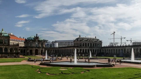 Sunny day in Dresden Stock Footage 124140949