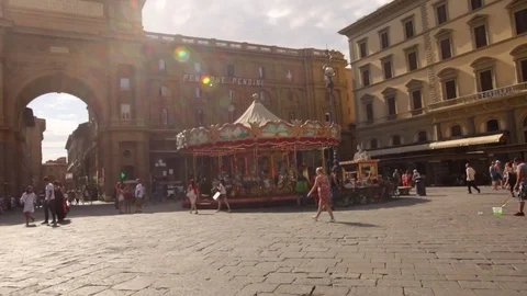 Sunny Day in Florence, Italy Stock Footage